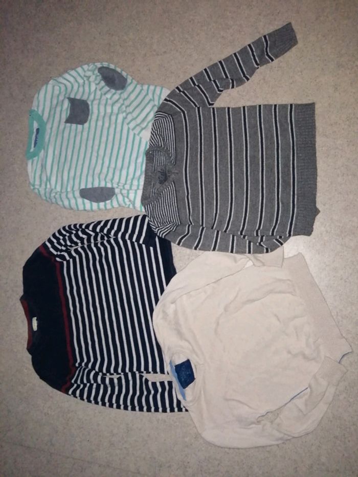Lot de 4 pull 8 ans