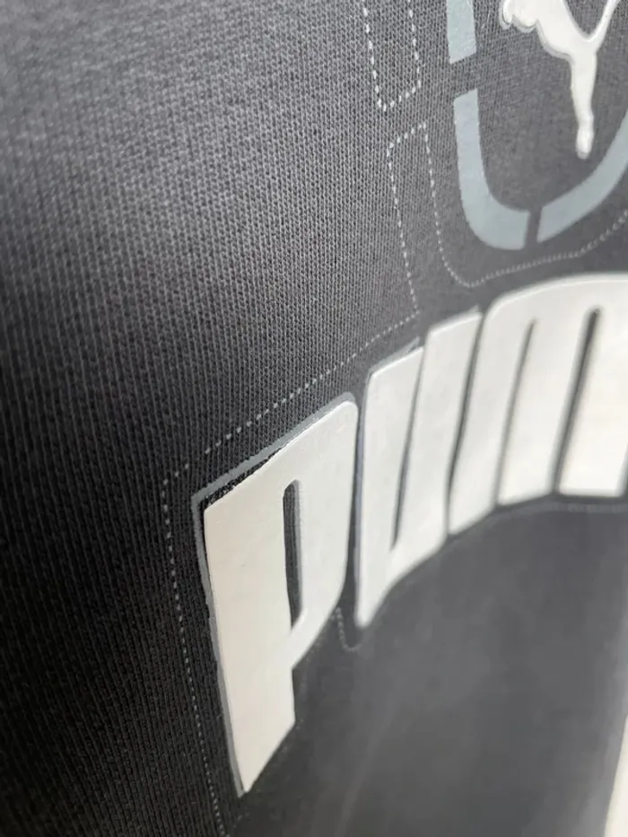 Puma Black Crewneck Sweater Vintage Mens M - photo numéro 4