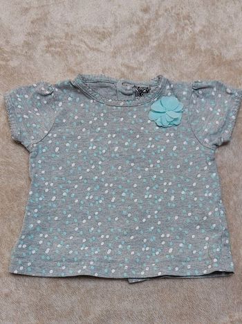 Tee-shirt fantaisie manches courtes bébé fille 9 mois