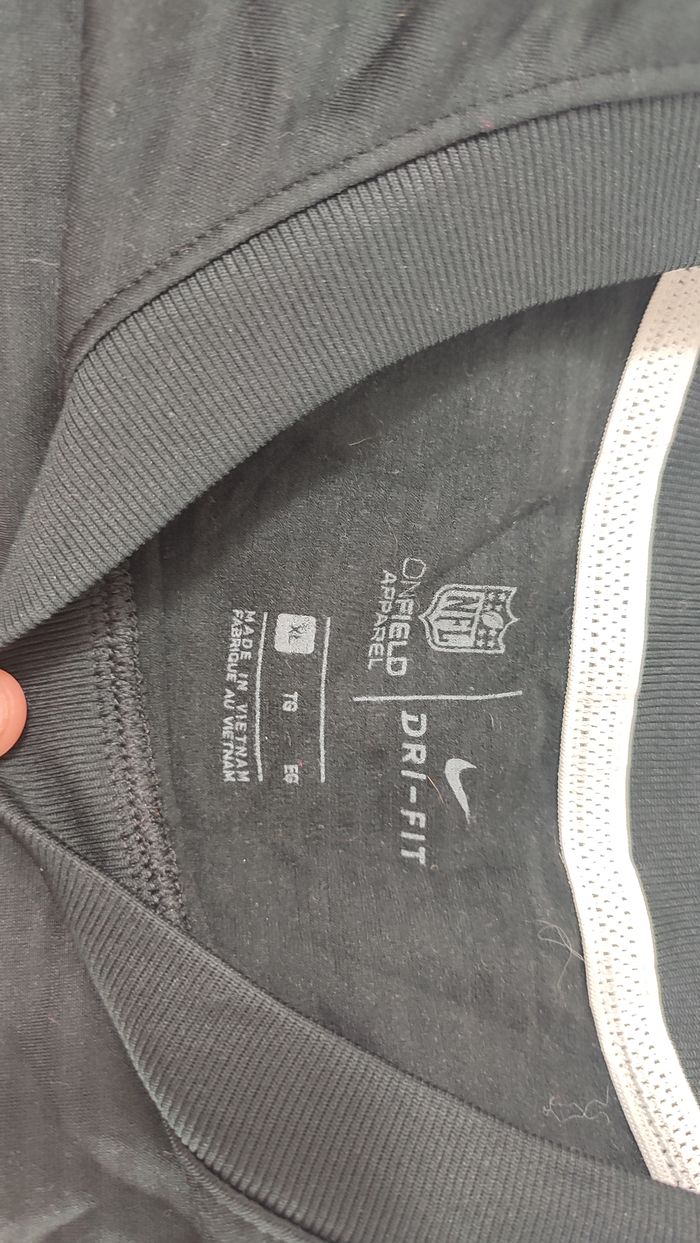 Vêtement homme Sweat Haut de sport noir Nike dri-fit NFL taille XL #Retrostreet - photo numéro 3