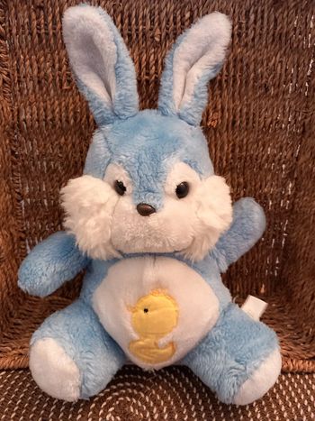 Peluche doudou vintage lapin nounours 32cm