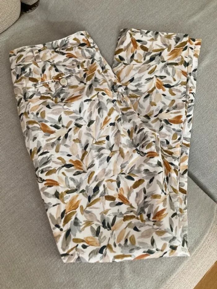 Pantalon fleuri Zara