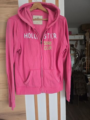 Veste zip hollister rose