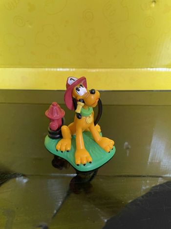 Figurine Pluto Pompier Disney