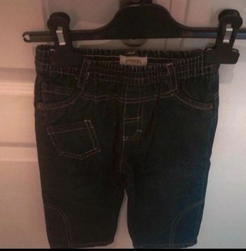 Jeans garcon coupe large petite canaille 18 mois