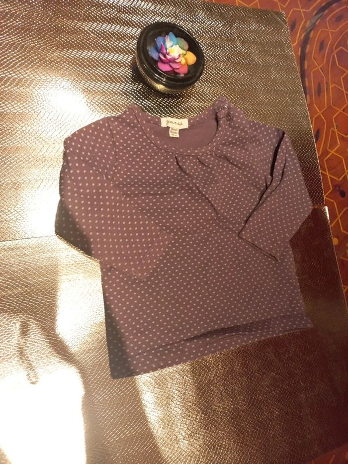 Joli pull fin, Pourpre étoilé 12 mois