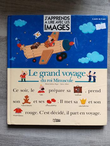Livre j'apprends à lire avec les images le grand voyage du roi minuscule