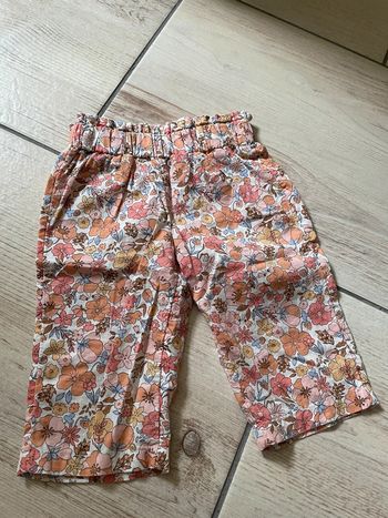 Pantalon fin fleurs 9 mois TAO