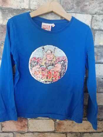 Tee shirt ML marvel 6 ans