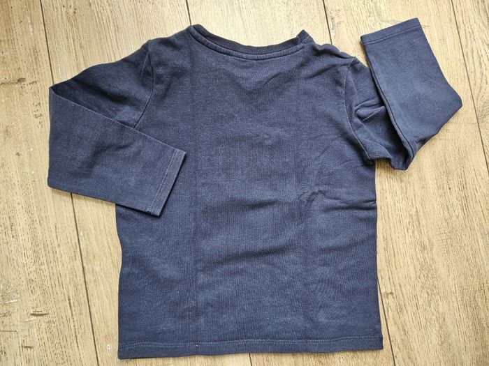T.shirt manches longues bleu marine Sergent Major 3 ans - photo numéro 4