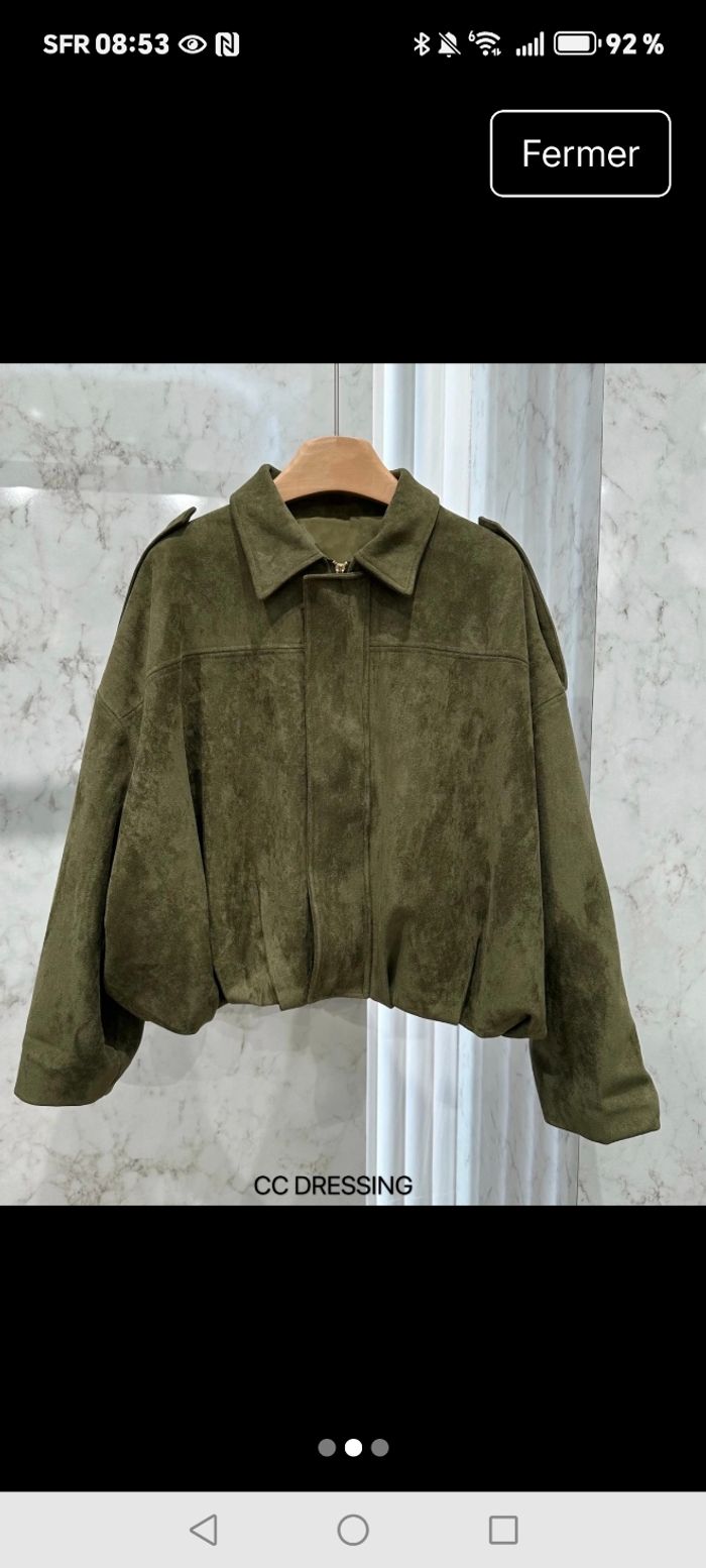 Blouson boule suédine - photo numéro 2