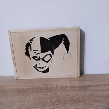 Cadre harley Queen et joker