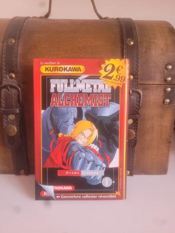 Manga Fullmetal Alchemist tome 1 jaquette collector découverte