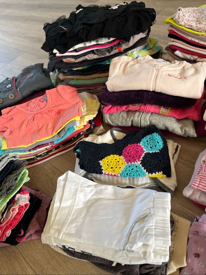 Énorme lot fille du 3 au 24 mois 114 articles + cadeaux - photo numéro 3