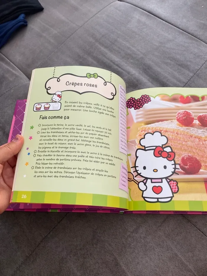 Livre hello kitty surprises-parties sucrées recettes enfants - photo numéro 5