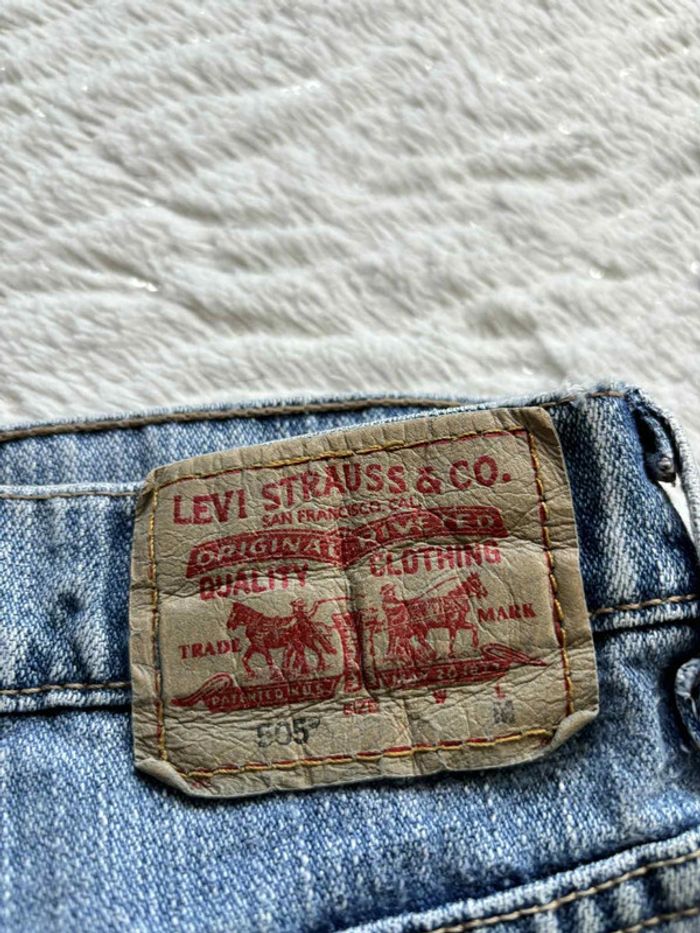 Jean Levi’s femme 505 nouveau low straight droit bleu clair XL/42 W32 Mexico 2000s rare us - photo numéro 2