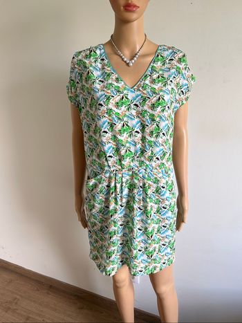 Robe imprimée neuve à manches courtes Lenny B taille française 40