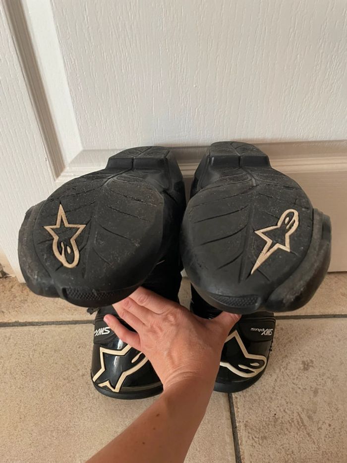 Bottes moto racing Alpinestars SMX Plus - photo numéro 12