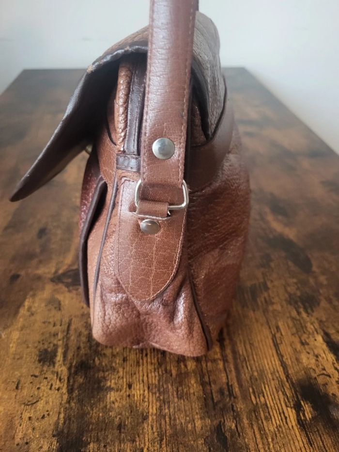 Sac a bandoulière cuir Vintage Dressing. - photo numéro 11