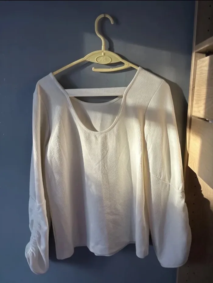 Pull blanc kiabi - photo numéro 3