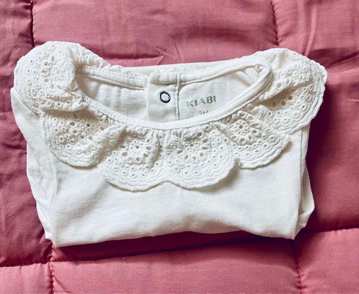 Body crème avec col-Kiabi-taille 3 mois - photo numéro 4