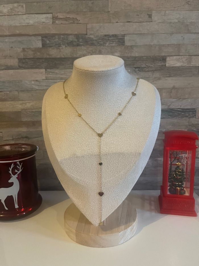 Collier Y, acier inoxydable, tendance - photo numéro 3