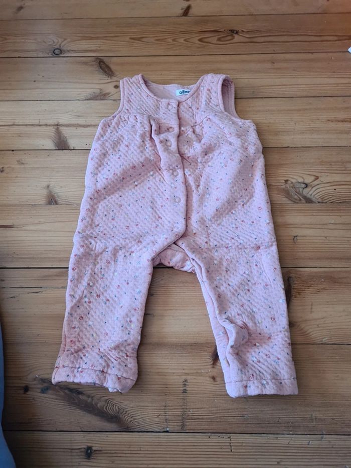 Salopette rose mi saison