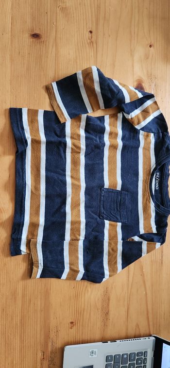 T-shirt à manches longues rayé