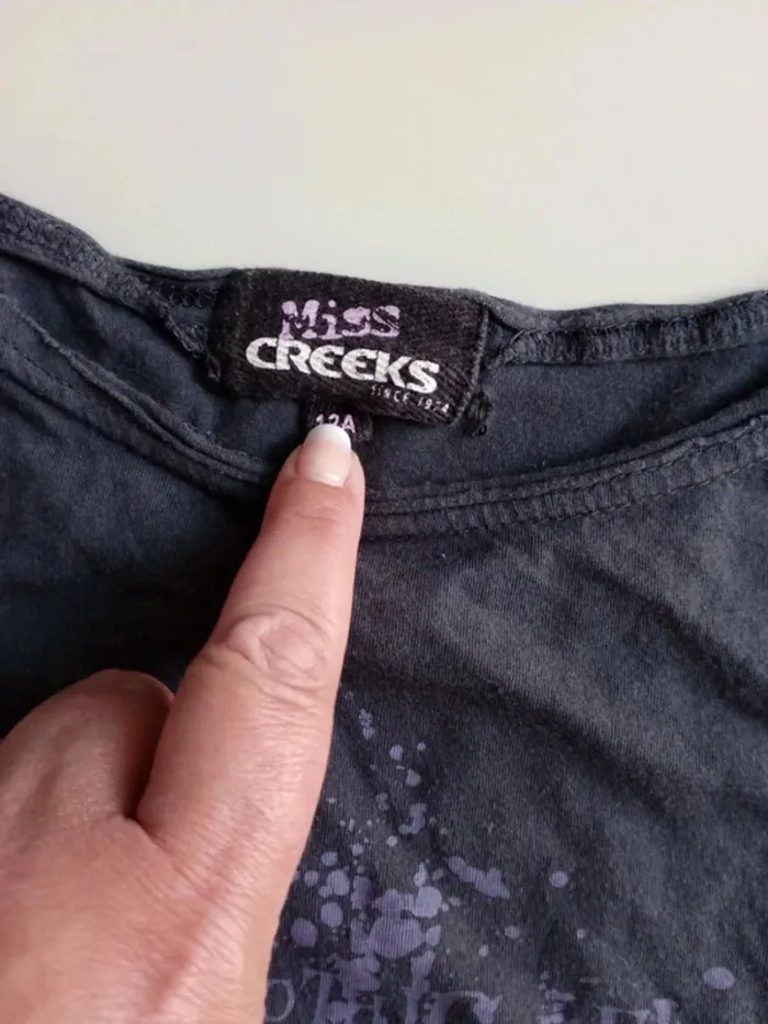 Tee-shirt manches longues miss creeks - photo numéro 5