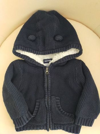Gilet chaud à capuche garçon