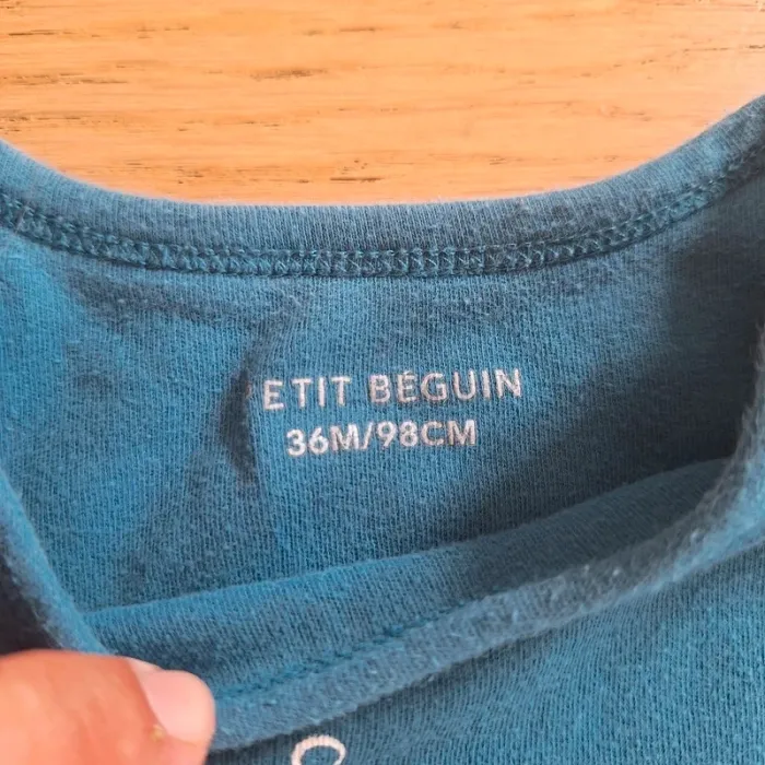 Lot de 3 bodies manches courtes Petit Beguin 36 mois - photo numéro 11