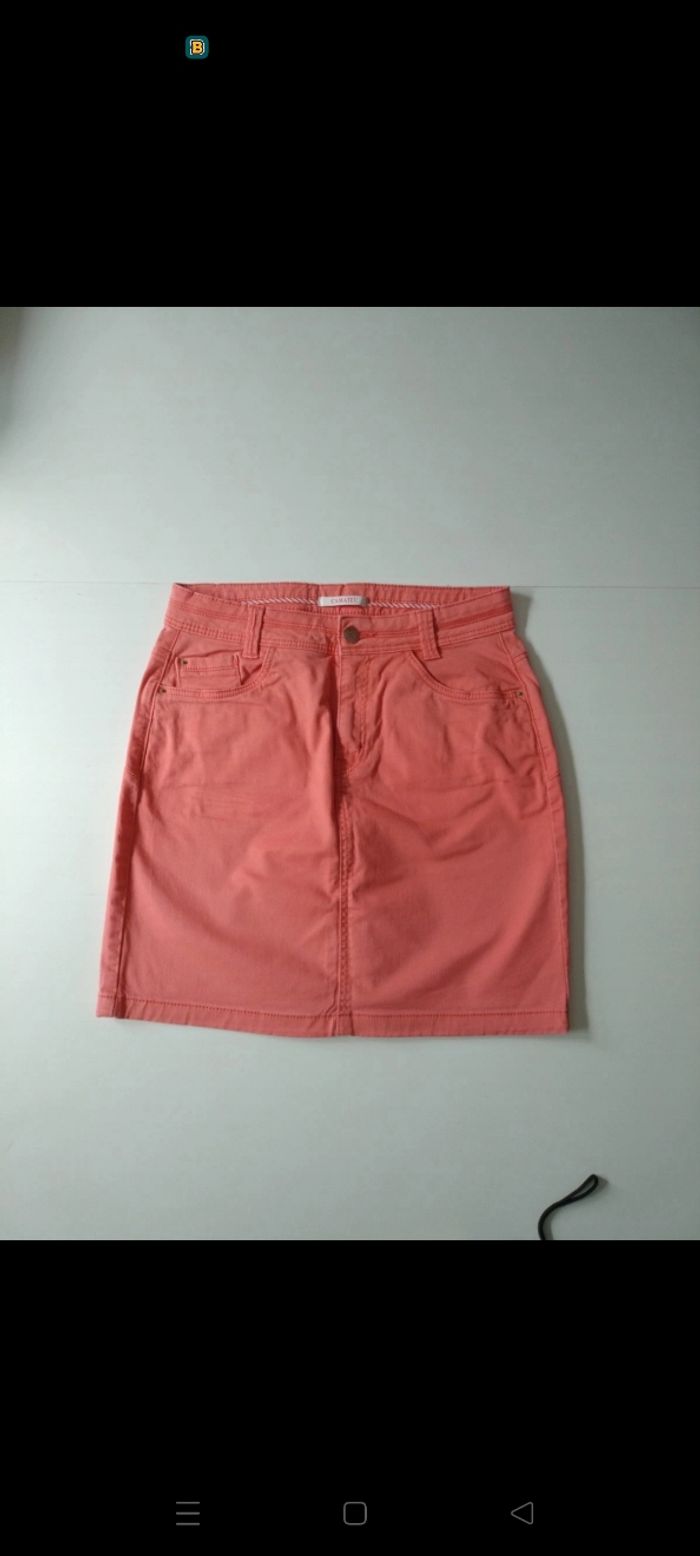 Mini jupe corail