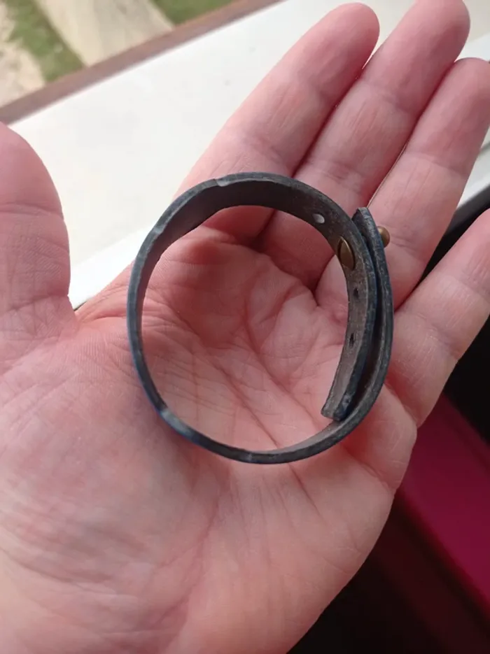 Bracelet cuire prénom Alexia - photo numéro 4