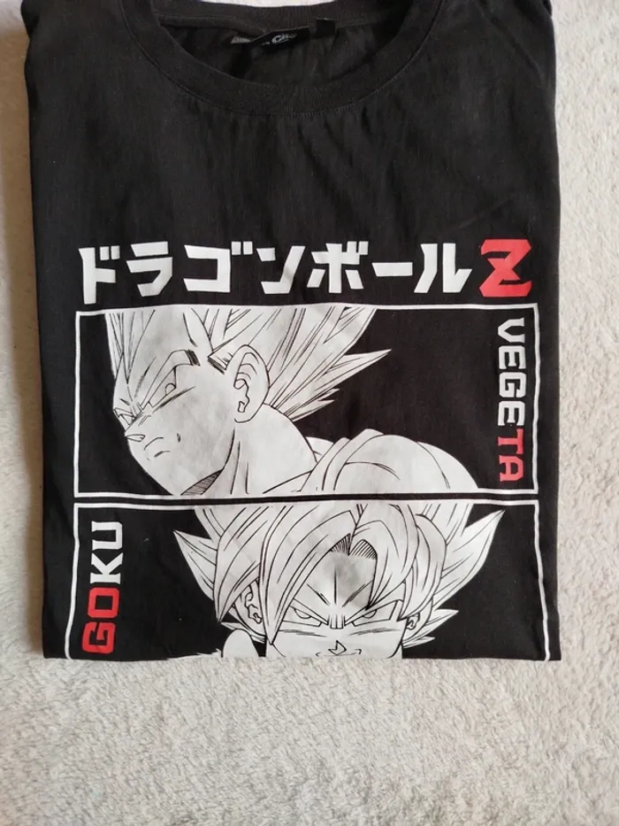 T-shirt noir Dragon Ball Z taille M - photo numéro 2