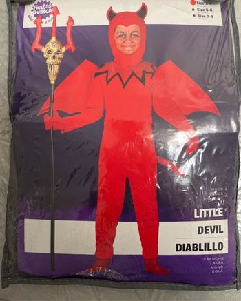 Déguisement diable pour enfant 3-4 ans