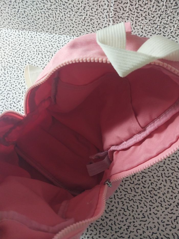 Lot sac à dos + sac pochon enfant motif renard rose 🦊 - photo numéro 8
