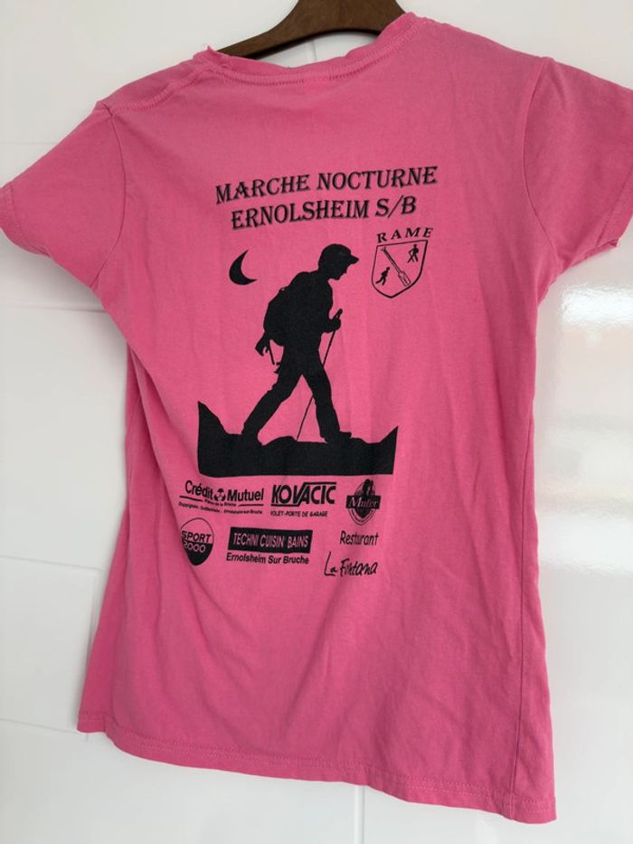 Tee-shirt Marche nocturne Ernolsheim en S - photo numéro 3
