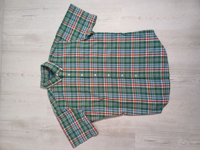 Chemise Ralph Laurent Custom Fit manche Longue / Taille L / Carreaux multicolore / Parfait état - photo numéro 2