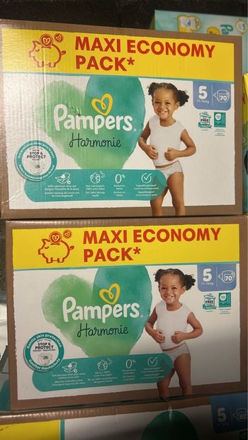 Pampers harmonie taille 5