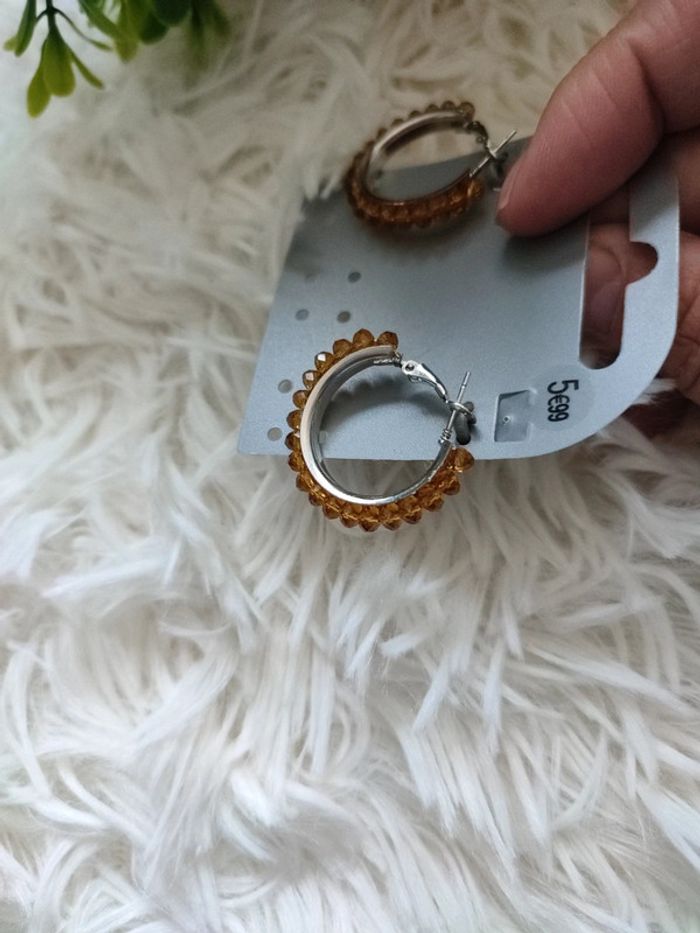 Créoles boucles d'oreilles - photo numéro 3