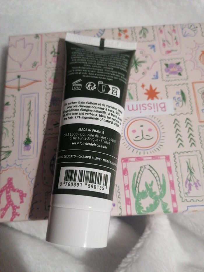 Shampooing soin lavant doux neuf L'olivier de Leos 40ml - photo numéro 2