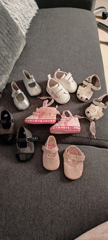 6 paires de chaussures 16/20