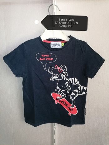 Tee-shirt 5ans La fabrique des garçons