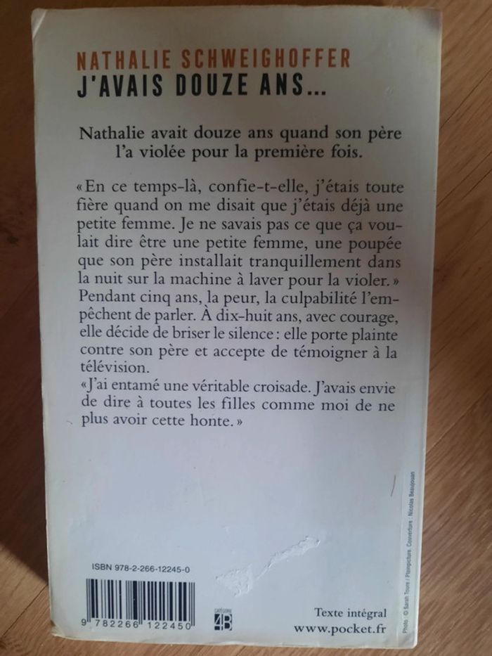 Livre j'avais 12 ans - photo numéro 2