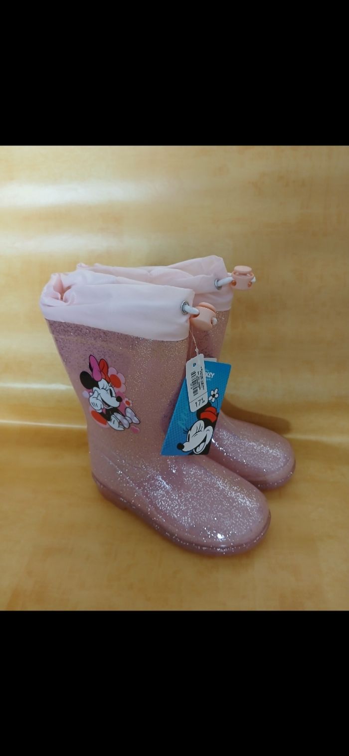 Bottes de pluie fille minnie disney 25