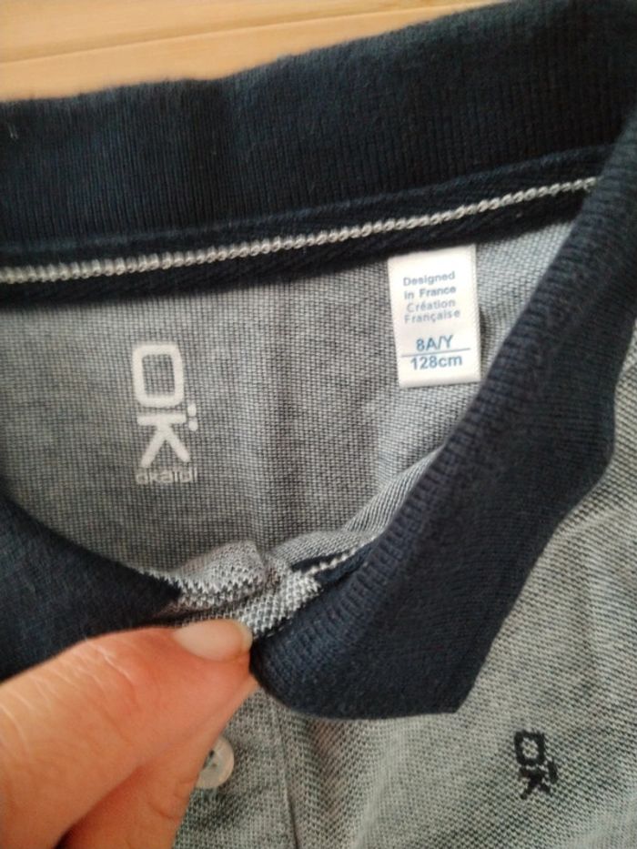 Polo okaidi 8ans - photo numéro 2