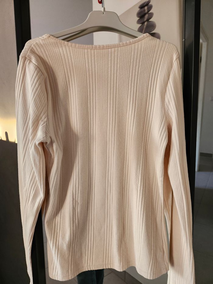 Pull neuf Camaïeu rose taille S - photo numéro 5