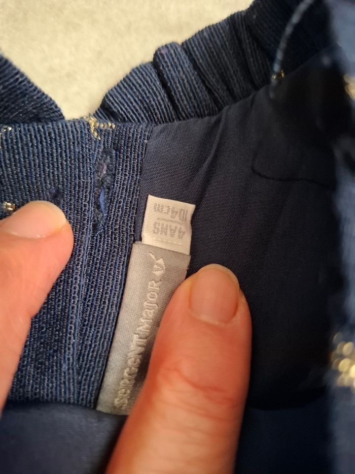 Robe sergent major 4 ans - photo numéro 3