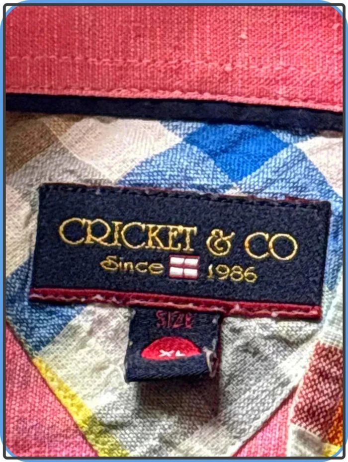 Magnifique chemise à carreaux taille 42 marque cricket & co - photo numéro 4