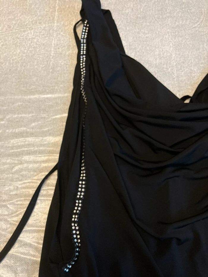 Robe noire effet soirée – Taille S – Bershka - photo numéro 3